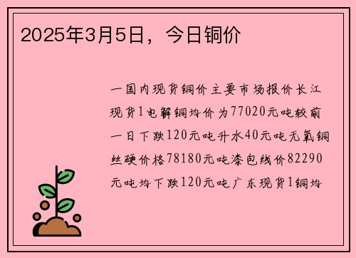 2025年3月5日，今日铜价